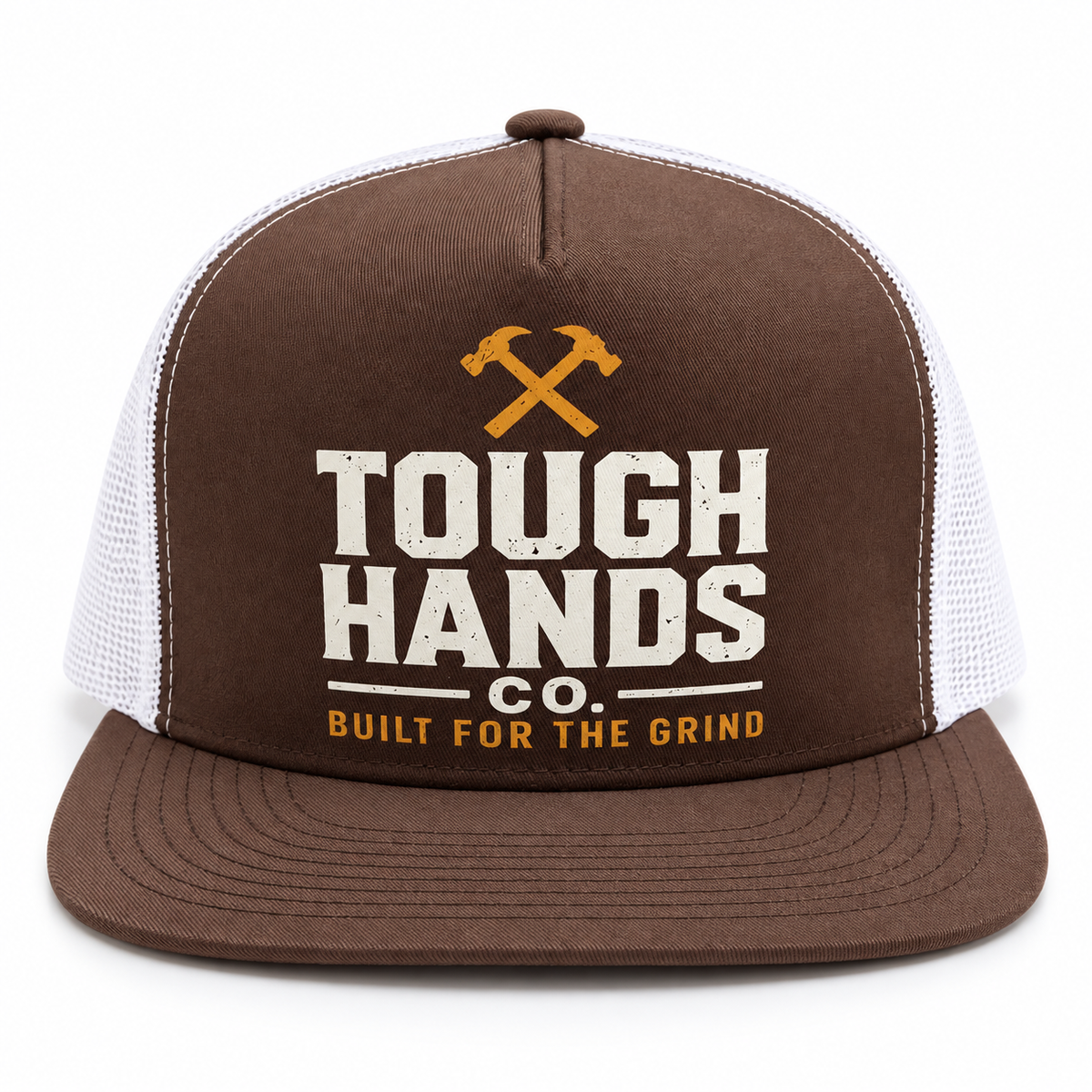 Tough Hands Co. Flat Bill Trucker Hat