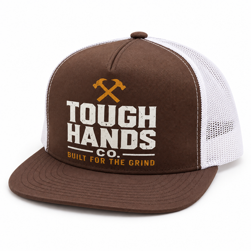 Tough Hands Co. Flat Bill Trucker Hat